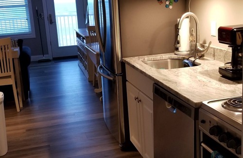 Wildwood Crest Condo | Welcome to "Ocean Sunrise". Renovated direct ocean front private end unit.