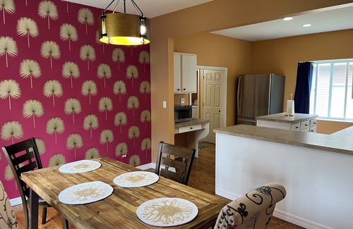 Twin Lakes Villa | Welcome to the modern decor cottage! Walk to Beach, Boat Rental, Huge Deck