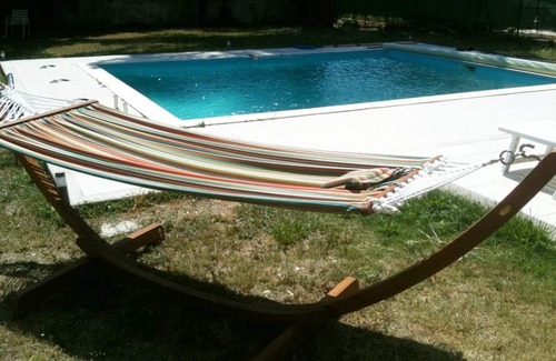 Nyons House | Welcome to the Olivade private pool with large garden