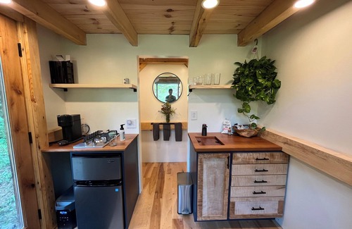 Huntington Cabin | Welcome to the Tiny Timber an off grid timber framed tiny house in the woods