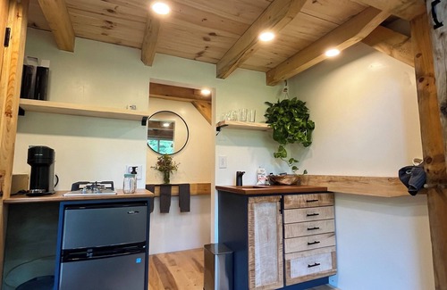 Huntington Cabin | Welcome to the Tiny Timber an off grid timber framed tiny house in the woods