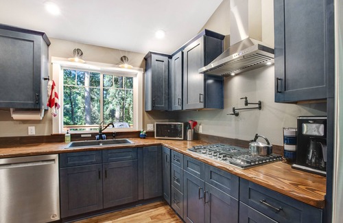 Anderson Island House | Welcoming cabin with fast WiFi, gas grill, lake views, kids loft & private W/D