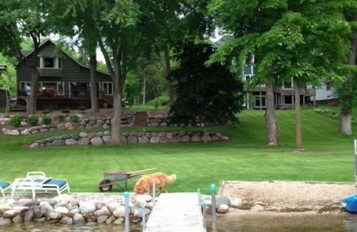 Navarre House | West Facing Lakefront Home With 125 Feet Of Sandy Lakeshore On Minnetonka