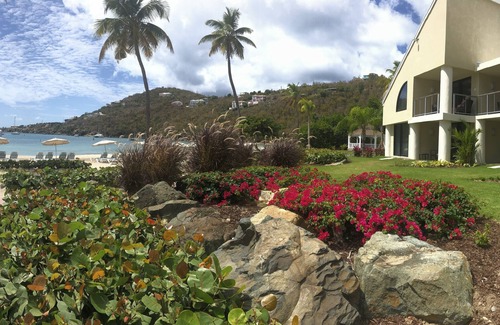 Hart Bay Villa | WESTIN St JOHN USVI , Fantastic beachfront villa! Steps from the beach Slps. 8