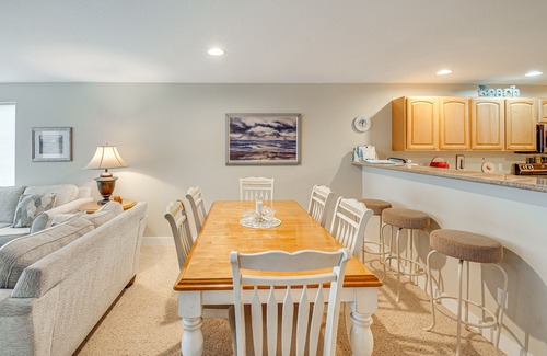 Westport Condo | Westport Condo w/Saltwater Pool: Steps to Beach!