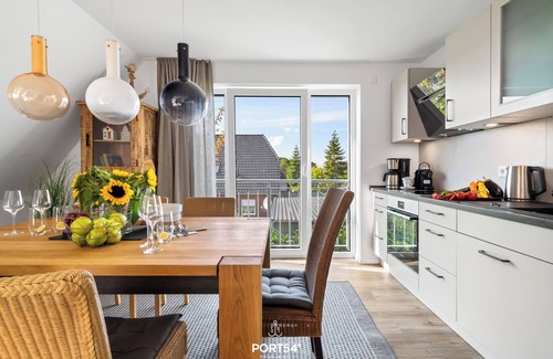 Norddeich Apartment | Westwind - Zwischen Büsum und St.peter-ording mit Balkon, Parkplatz und Wlan