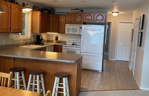 Lupton House | What a View! Up North MI Ausable Lake Waterfront 4 bedrooms/2 baths Pontoon boat