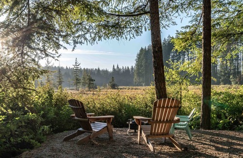Black Creek RV Rental | White Pine Lake Front Farm Glamping & Sauna Experience