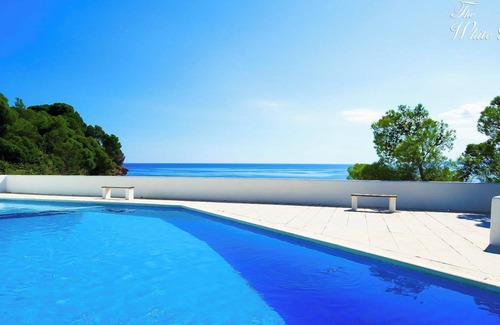 Colera Villa | White Rock Villa with breathtaking views and pool