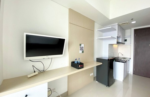 South Tambun Apartment | White Toned Style Studio At Lrt City Bekasi Apartment
