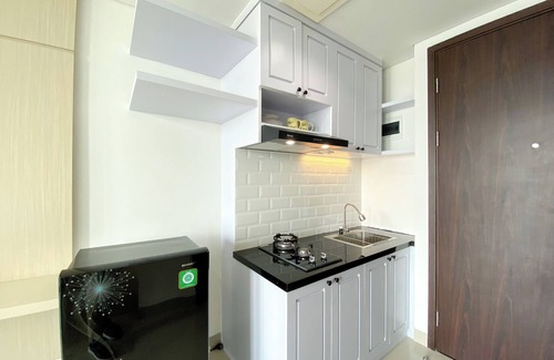 South Tambun Apartment | White Toned Style Studio At Lrt City Bekasi Apartment