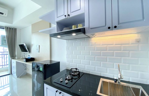 South Tambun Apartment | White Toned Style Studio At Lrt City Bekasi Apartment