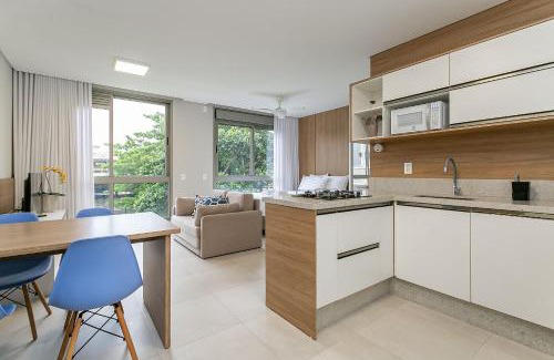 Jurere Apartment | WI-FI 500MB | Piscina com Vista Mar #JA30
