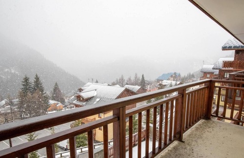 Valfrejus Apartment | Wifi, 2nd floor, view mountain, tv, ski locker, 36m², Valfréjus
