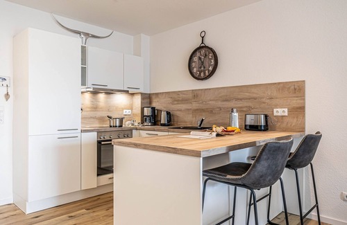 Schleswig Apartment | Wiking-koje 4 - Aufzug, Fußbodenheizung, Dusche, Balkon