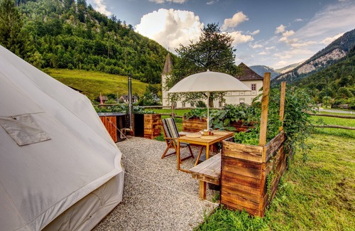 Schwarzau im Gebirge Resort | Wild Glamping in the Vienna Alps - “Rax plateau“ view