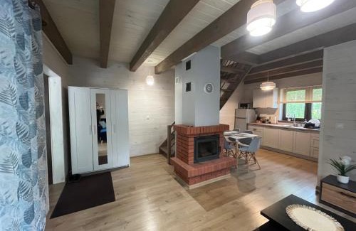 Rakow Villa | Willa Pod Dębami II domek nad zalewem Chańcza z balią oraz sauną na wyłączność
