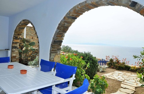 Tinos House | Windmill and houses by the sea // Stavros Bay