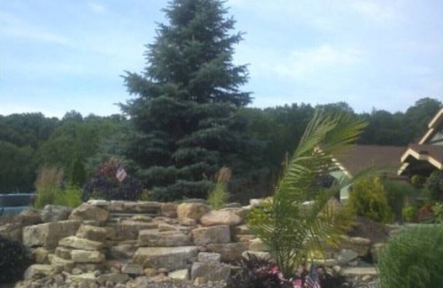 Wisconsin Dells Cabin | Wisconsin Dells Sleeps 6 2BATH Log Cabin Christmas Mountain