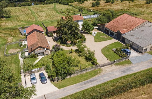 Adriers Cottage | Wisdom Gites - Meadow View holiday cottage with pool, garden and free WiFi,