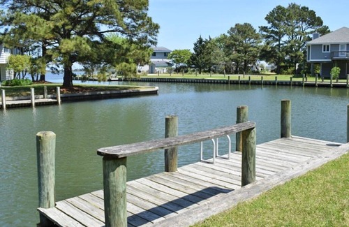 Deep Hole House | Wishful Thinking- Beautiful Home, Quiet Community, Canal Front w/Boat Dock