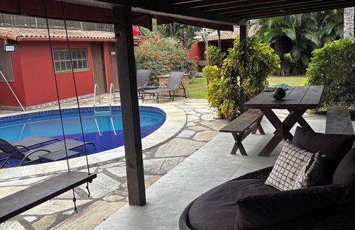 Bosque de Geriba House | Wonderful House in Geribá with Pool and Barbecue - 4Q Air con