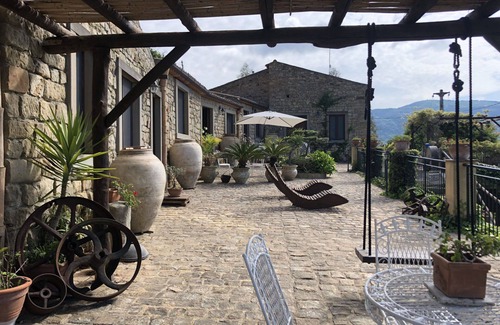 Naso House | Wonderful private villa for 13 guests with A/C, private pool, TV, panoramic view and parking