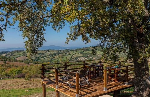 Roccalbegna House | Wonderful private villa for 10 guests with A/C, WIFI, private pool, TV, patio and panoramic view