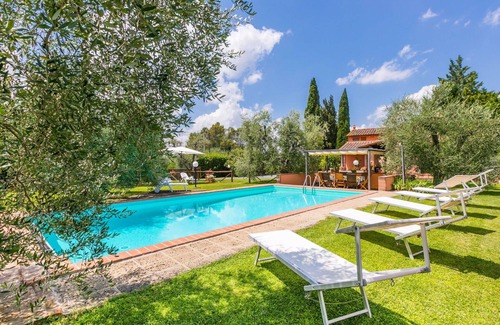 San Miniato Villa | Wonderful private villa for 8 guests with WIFI, A/C, private pool, TV, terrace and parking