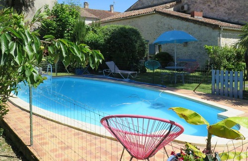 Sauvagnas House | Wonderful villa for 2 people with private pool, WIFI, TV and parking