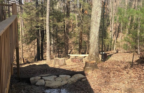 Rogers Cabin | Wooded view-hot tub-5 min to Natural Bridge