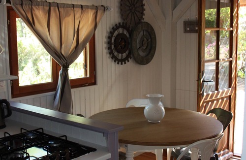Le Puy-Sainte-Reparade Ski Chalet | Wooden chalet in the middle of the pines