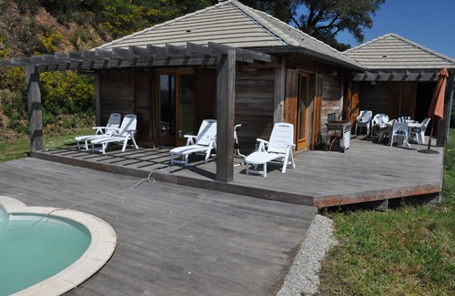Santa-Maria-Poggio House | Wooden detached house with stunning views of the sea: ideal resort