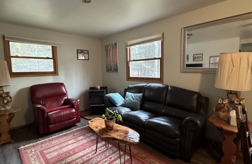 Iron River Cabin | Woodland Retreat - 10 acres of secluded, wooded trails for you to hide-a-way!