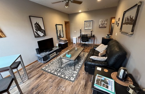 Newberg House | Wounded Knee Ranch at the Red Hills. Full separate and private suite with deck