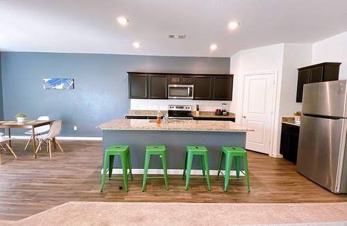 Crowley House | Wow! Newbuilt home with dreamy kitchen. Extended stay.