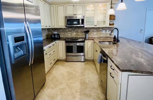 Great Cruz Bay Condo | Wow the View! Sandy Bottoms, the largest waterfront 3 Bdrm Condo in Cowpet!