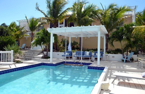 Ocean Point Villa | WOW! Waterfront Chalk Sound Oasis w/Infinity Pool. Kayaks & Canoe