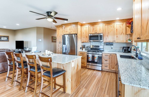 Fenn House | Wraparound Deck: Newly Built Home in Grangeville!