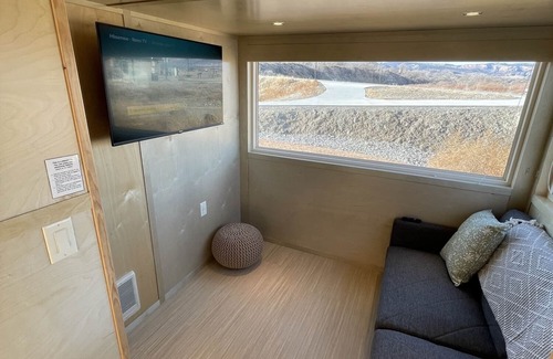 Pear Park House | XL tiny home with two lofted queen beds and full size futon on the main level.