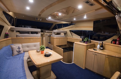 Lefkada Boat Rental | Yacht with a private pool & panoramic sea and city view @ Silencio Luxury Homes