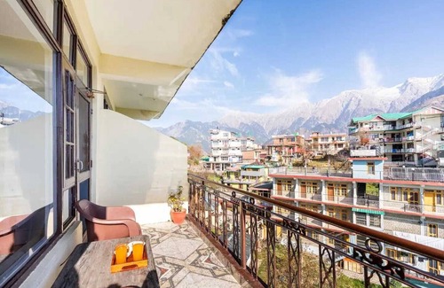 McLeod Ganj House | You can see hotel snow crest inn beautiful view from hotel mountain view