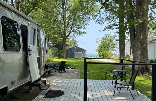 Ashtabula House | You know you want to do it! Glamping. Charming Airstream in Enchanting Ashtabula