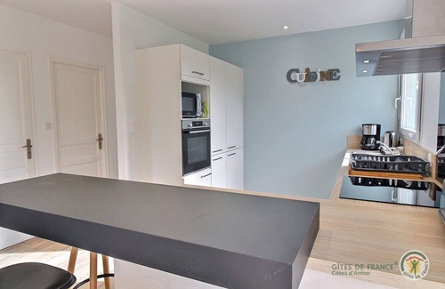 Lanmodez House | You'll love this comfortable, trendy home with the sea in front of you!