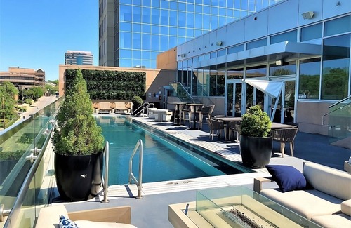 West Plaza Hotel | Your Home Far Away From Home! 2 Relaxing Units, Onsite Pool, Pets Allowed!
