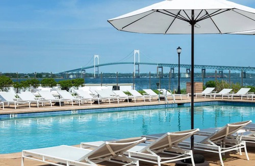 Goat Island Hotel | Your Seaside Retreat! Onsite Pool, Fitness Center, Near Downtown Shopping!