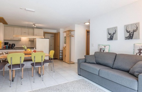 Saas-Fee Apartment | Your vacation home, the beautiful and modern apartment Dominic I is located near the ski resort Staf