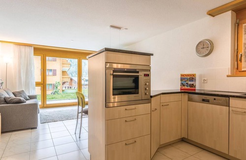 Saas-Fee Apartment | Your vacation home, the beautiful and modern apartment Dominic I is located near the ski resort Staf