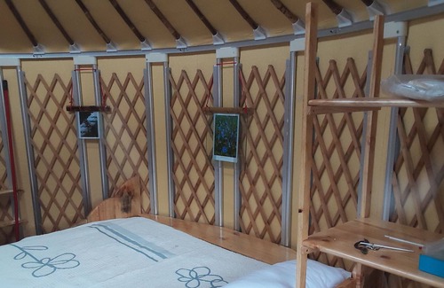 Aldeguer RV Rental | Yurt for 4 in Remote Mountain Location