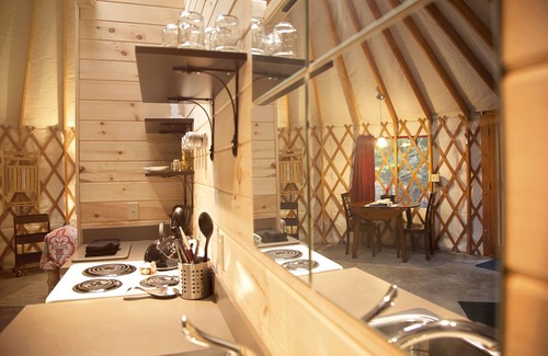 Southwest Harbor Cottage | Yurt Glamping on the Quiet-side of Acadia National Park!